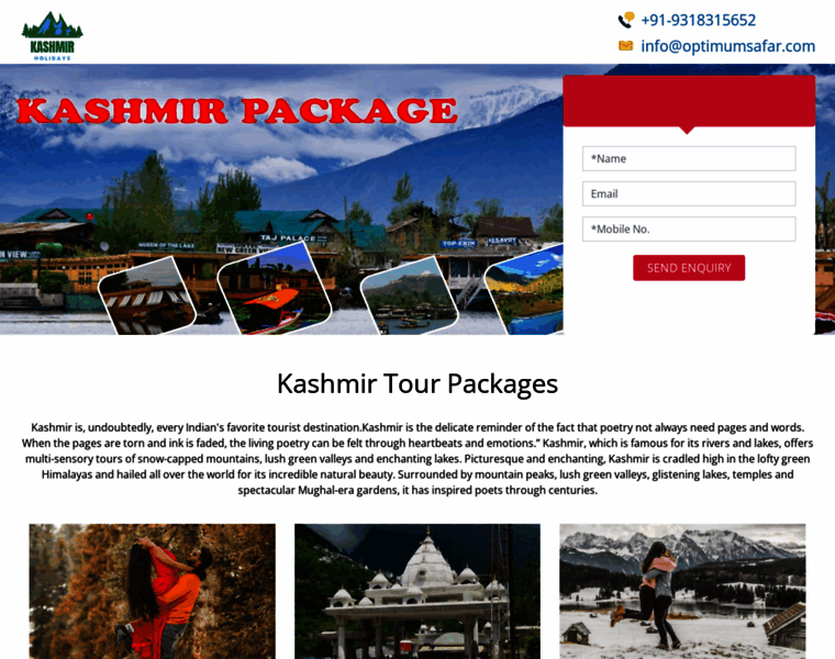 Kashmir-holidays.com thumbnail
