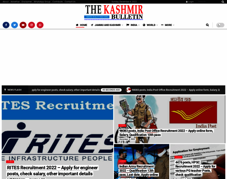 Kashmirbulletin.com thumbnail