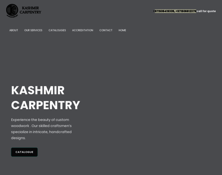 Kashmircarpentry.com thumbnail
