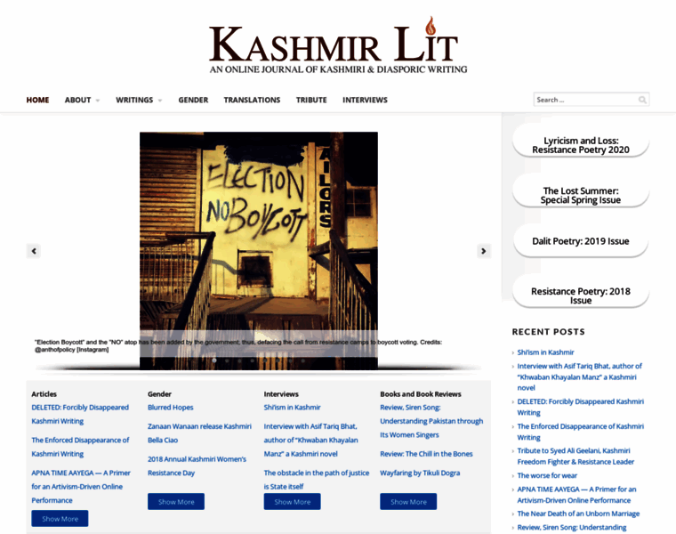 Kashmirlit.org thumbnail