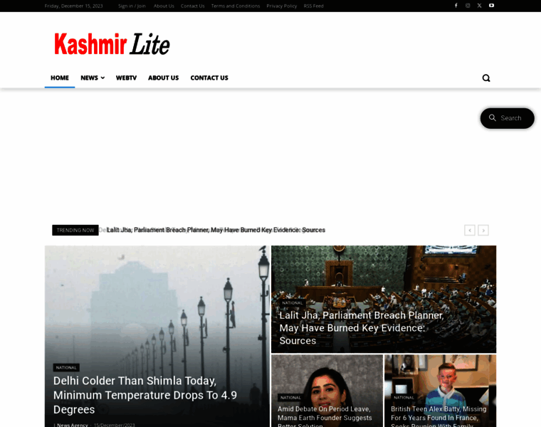 Kashmirlite.com thumbnail