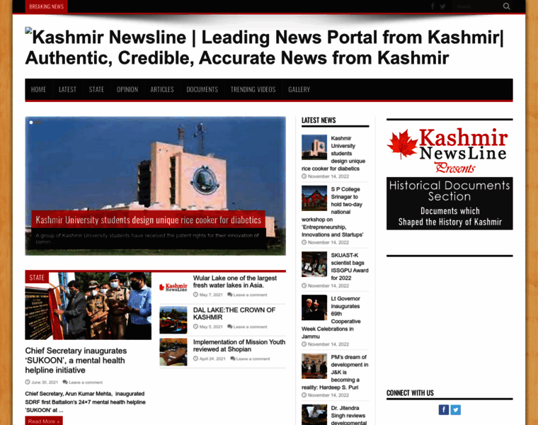 Kashmirnewsline.com thumbnail