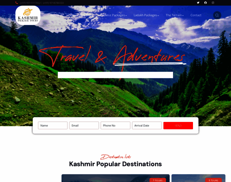 Kashmirpackagetours.com thumbnail