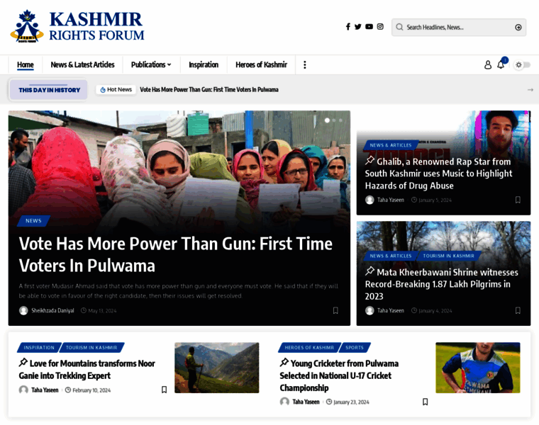 Kashmirrightsforum.in thumbnail