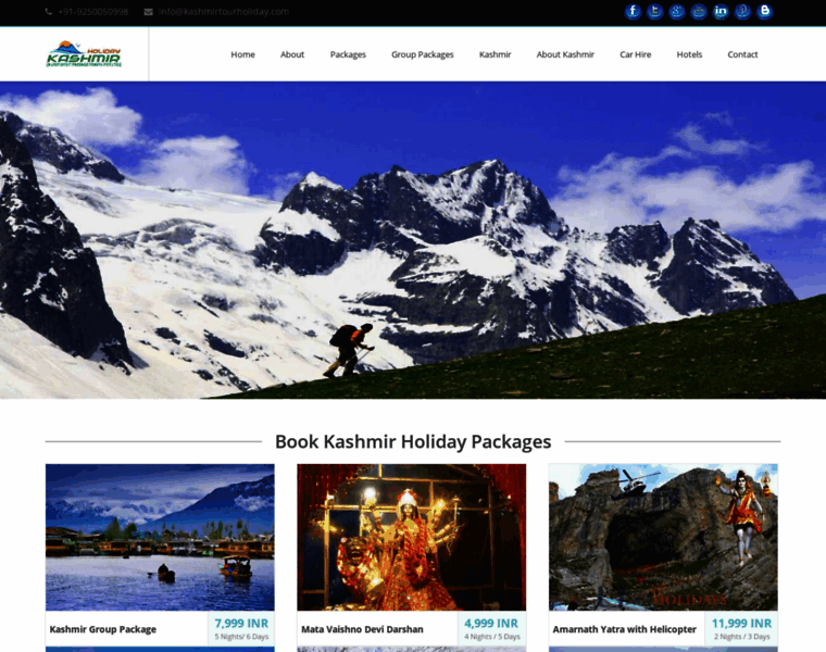Kashmirtourholiday.com thumbnail