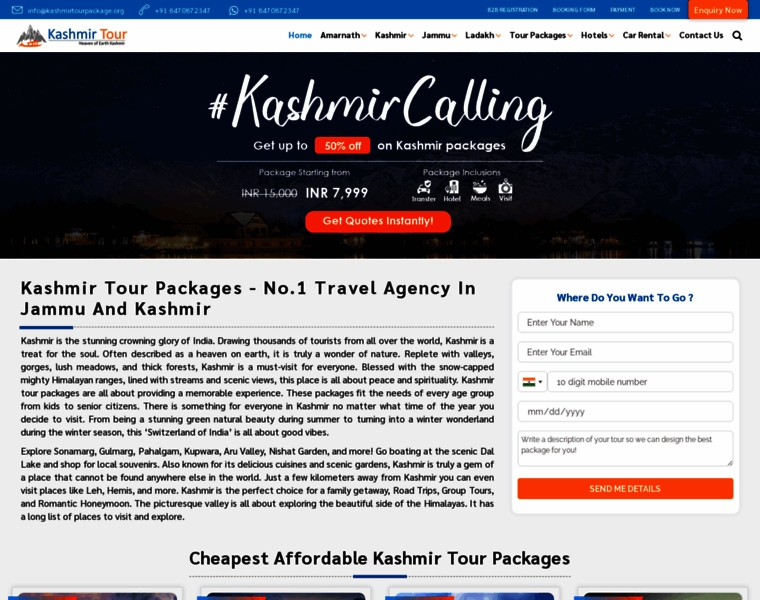 Kashmirtourpackage.org thumbnail