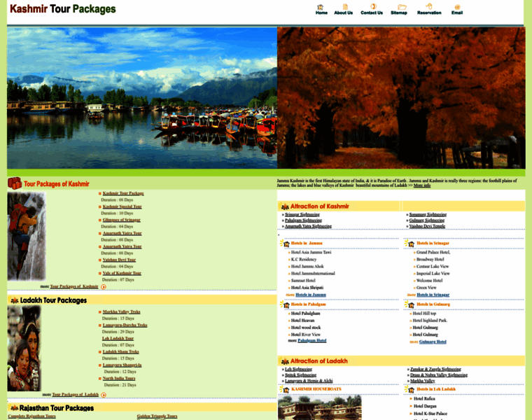 Kashmirtourpackages.com thumbnail