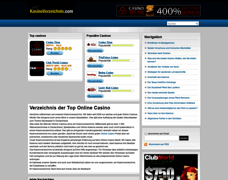 Kasinoverzeichnis.com thumbnail