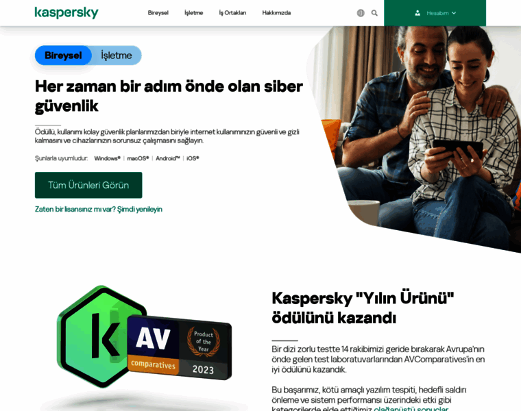 Kaspersky.com.tr thumbnail