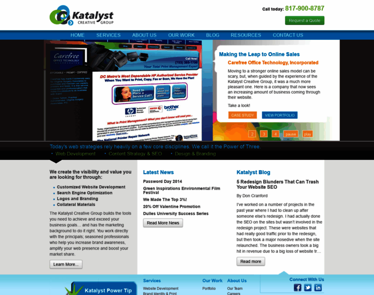 Katalystcreativegroup.com thumbnail