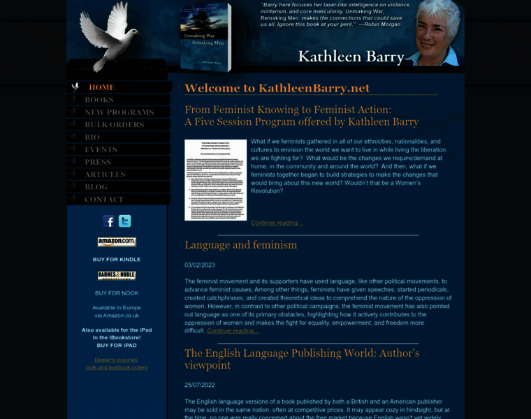 Kathleenbarry.net thumbnail