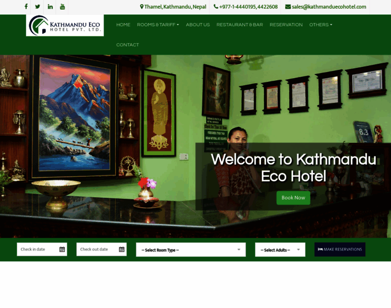 Kathmanduecohotel.com thumbnail