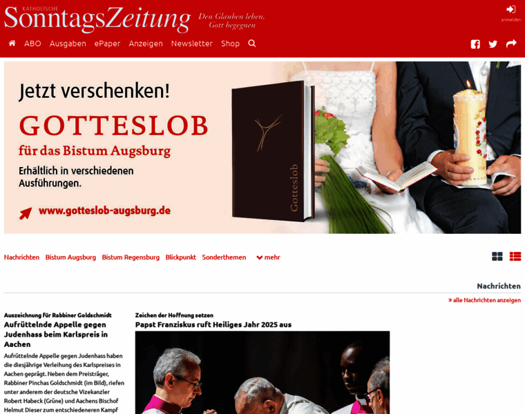 Katholische-sonntagszeitung.de thumbnail