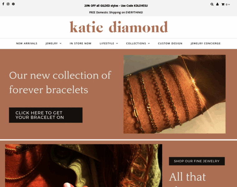 Katiediamondjewelry.com thumbnail