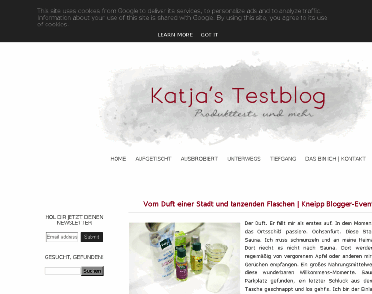 Katjas-testblog.de thumbnail