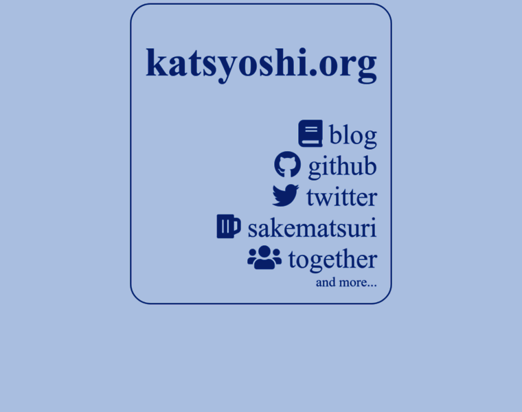 Katsyoshi.org thumbnail