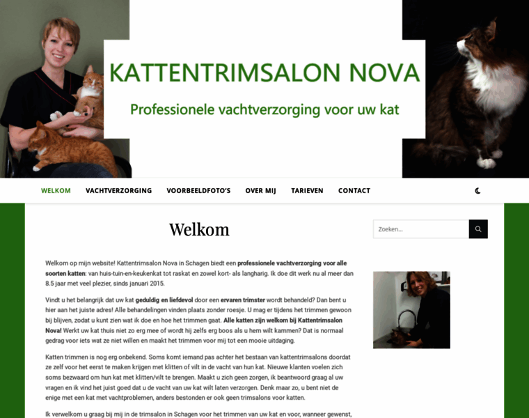 Kattentrimsalonnova.nl thumbnail
