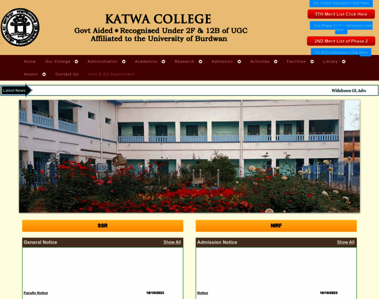 Katwacollege.ac.in thumbnail