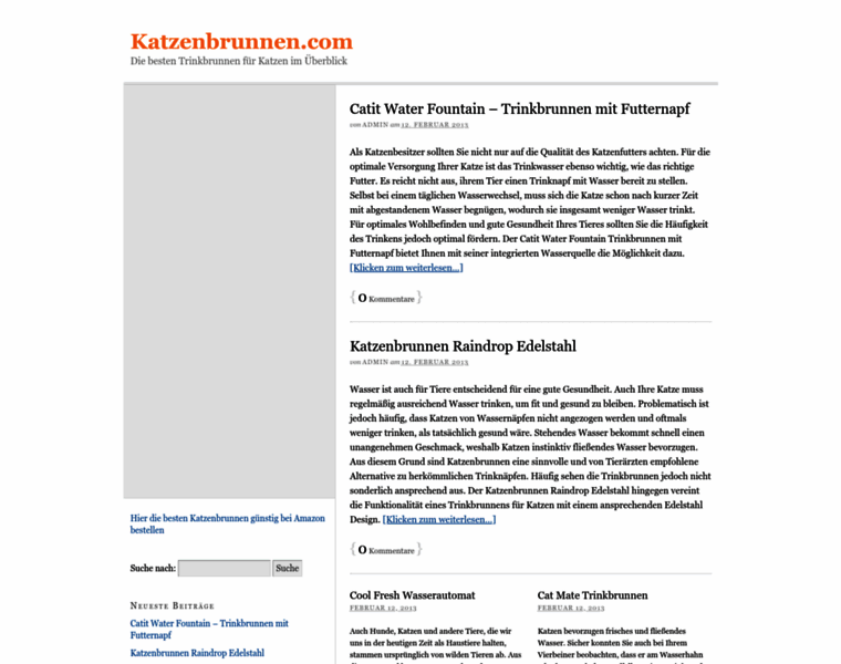 Katzenbrunnen.com thumbnail
