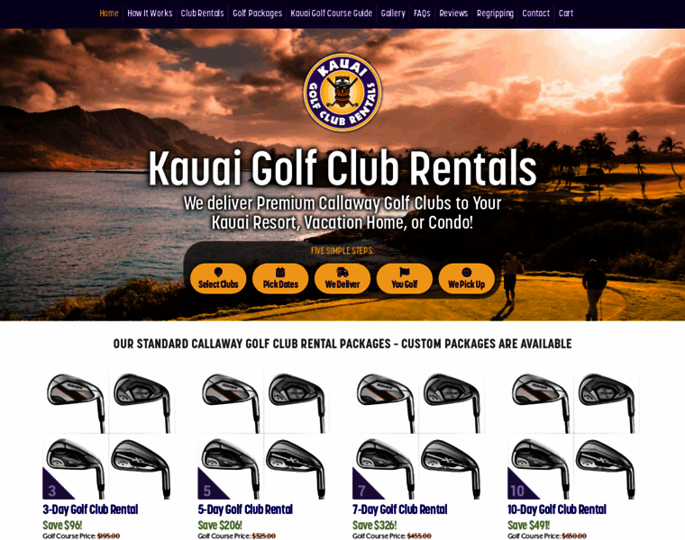 Kauaigolfclubrentals.com thumbnail