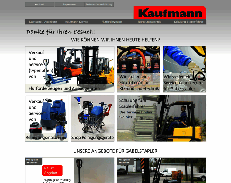 Kaufmann-foerdertechnik.de thumbnail
