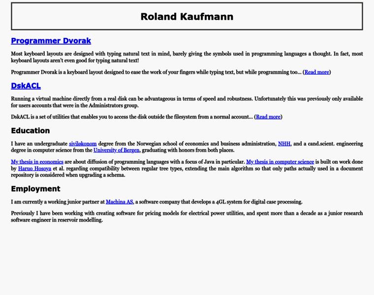 Kaufmann.no thumbnail