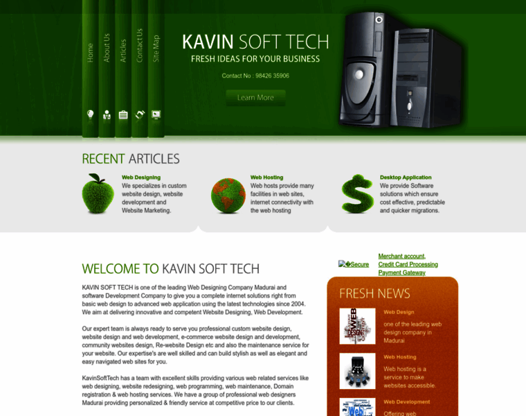 Kavinsofttech.com thumbnail