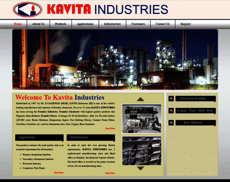 Kavitaindustries.in thumbnail