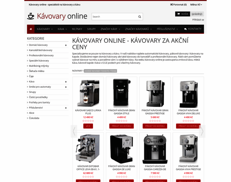 Kavovary-online.cz thumbnail