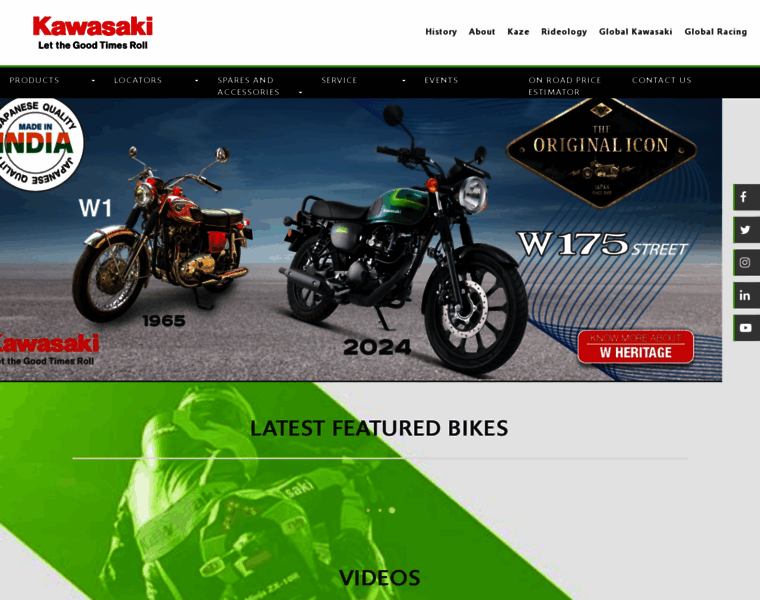 Kawasaki-india.com thumbnail