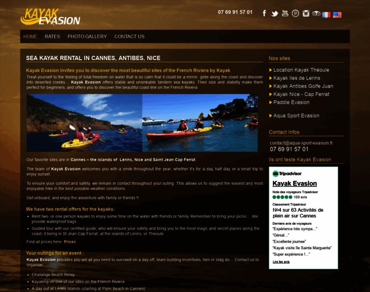 Kayak-evasion.fr thumbnail