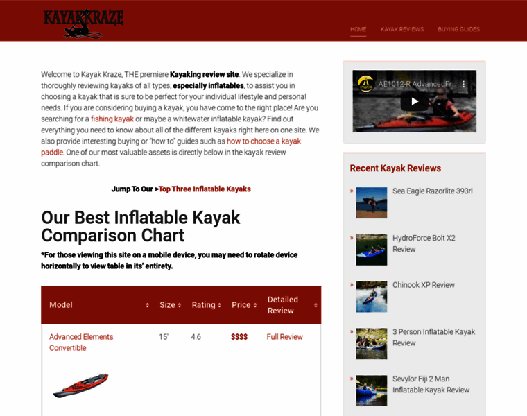 Kayakkraze.com thumbnail