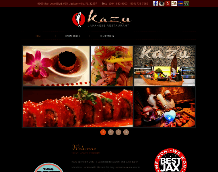 Kazujapaneserestaurant.com thumbnail