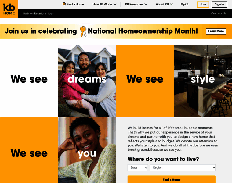 Kbhome.com thumbnail Kbhome.com thumbnail