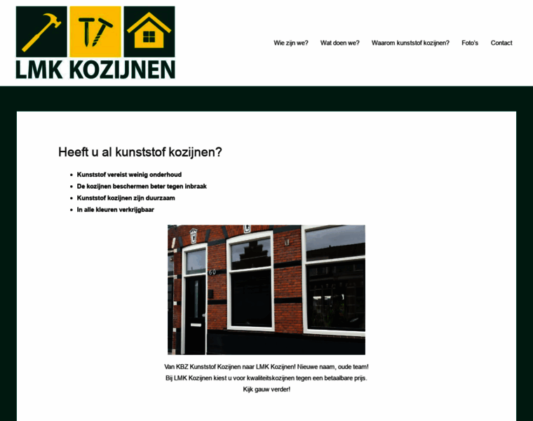 Kbzkunststofkozijnen.nl thumbnail