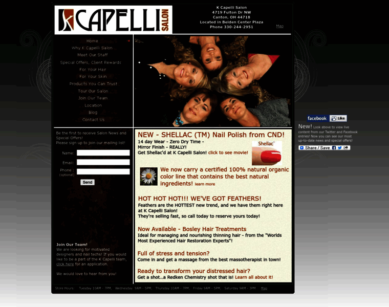 Kcapellisalon.com thumbnail