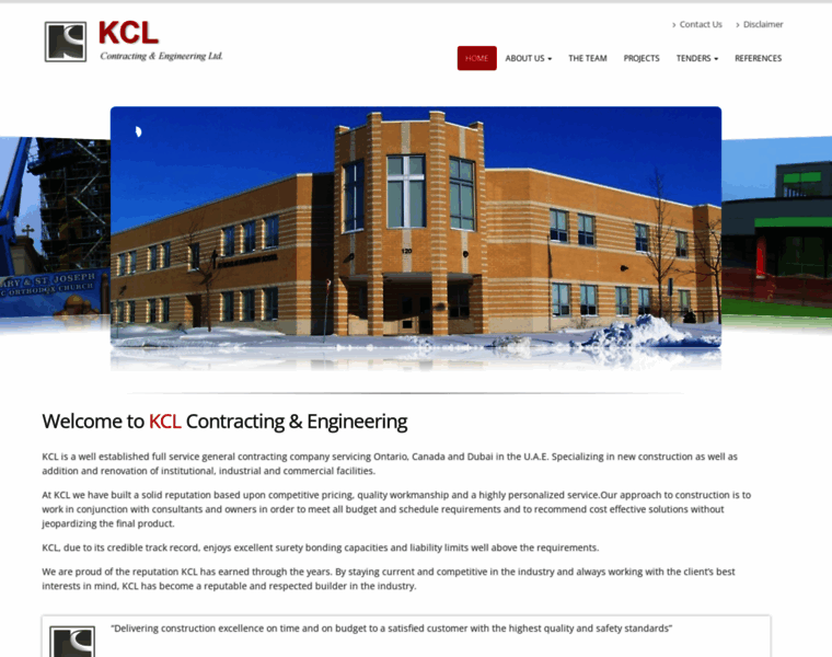 Kclcontracting.com thumbnail