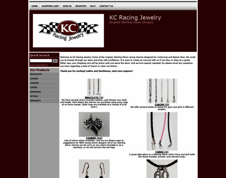 Kcracingjewelry.com thumbnail