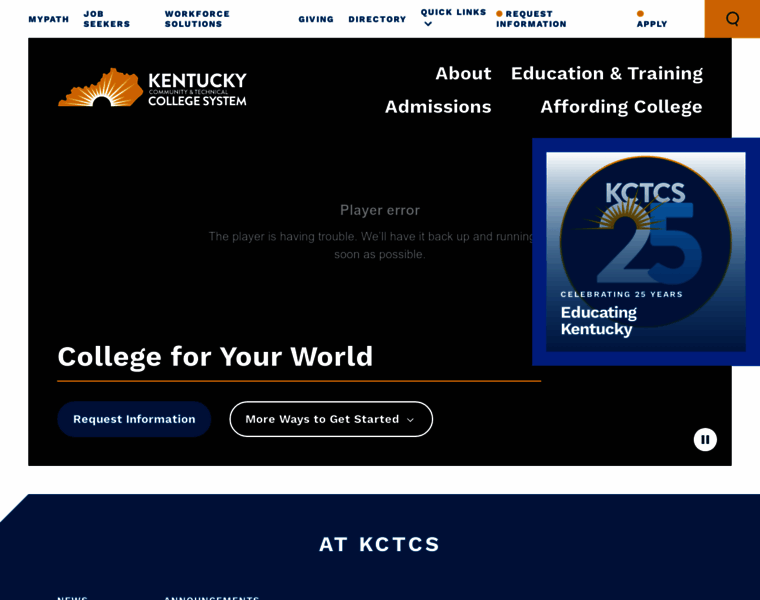 Kctcs.edu thumbnail