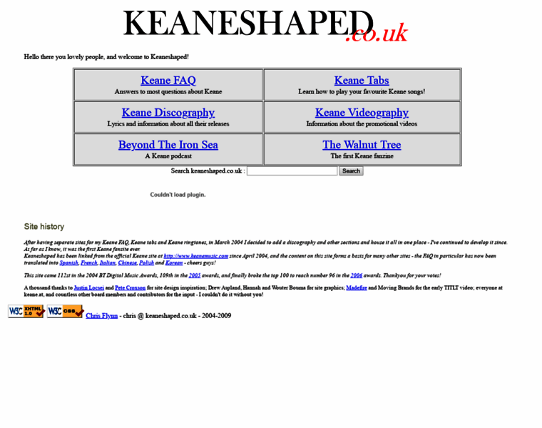 Keaneshaped.co.uk thumbnail