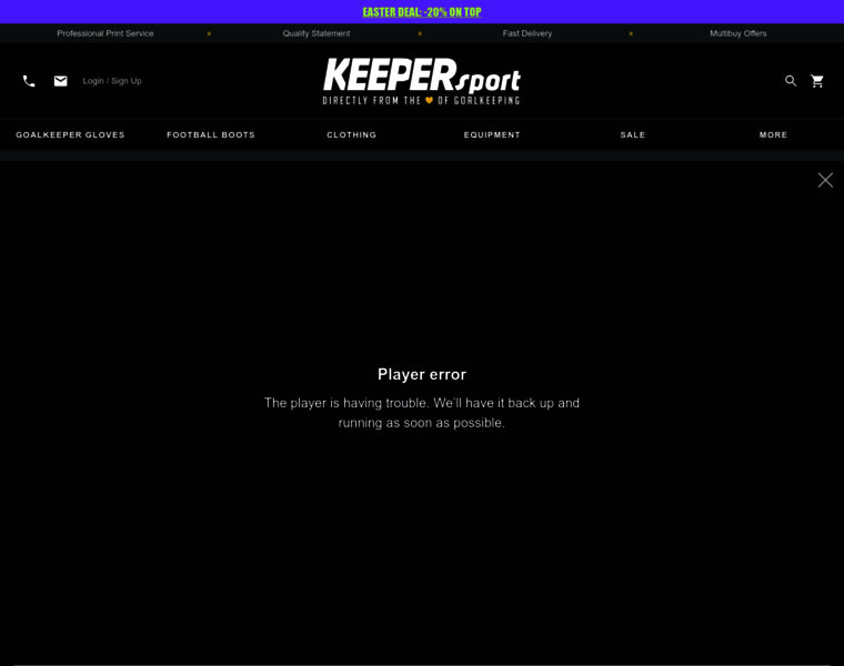 Keepersport.net thumbnail