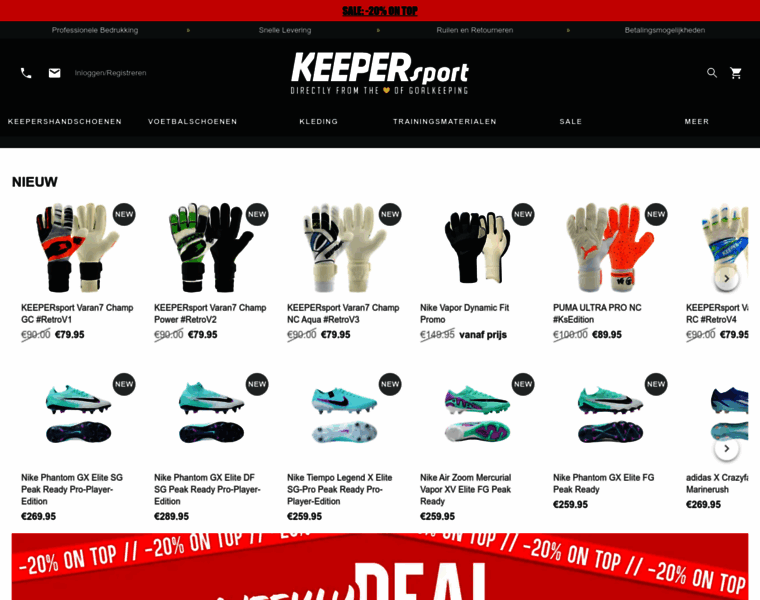 Keepersport.nl thumbnail Keepersport.nl thumbnail