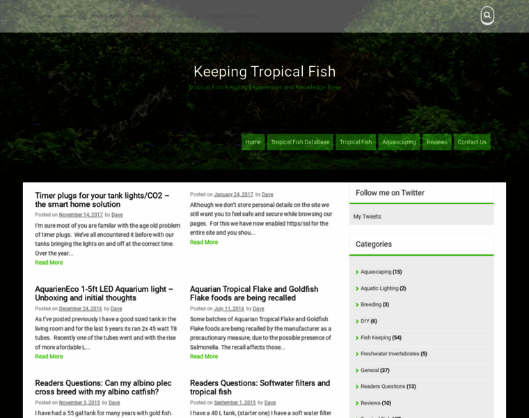 Keepingtropicalfish.co.uk thumbnail