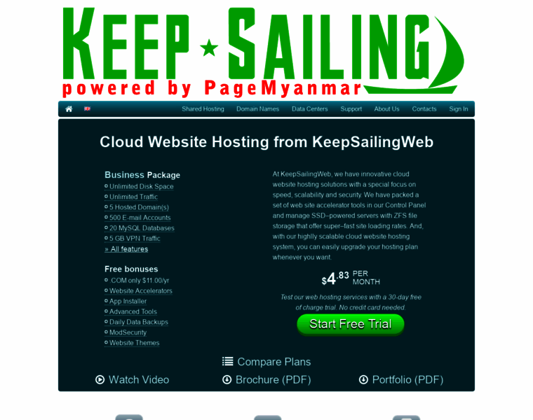 Keepsailingweb.com thumbnail