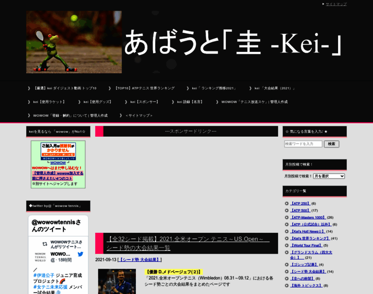 Kei-nishikori-saying.com thumbnail