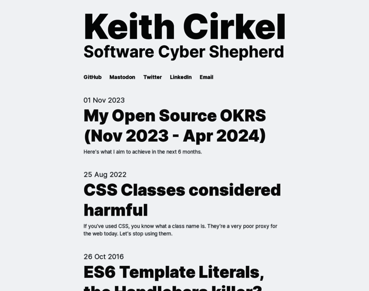 Keithcirkel.co.uk thumbnail
