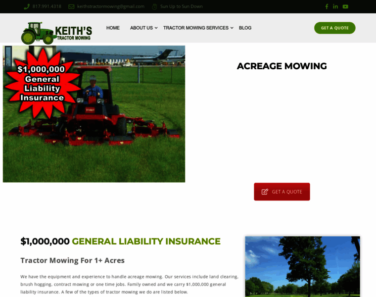 Keithstractormowing.com thumbnail