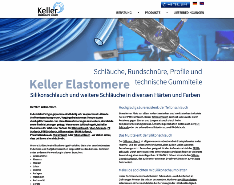 Keller-elastomere.de thumbnail