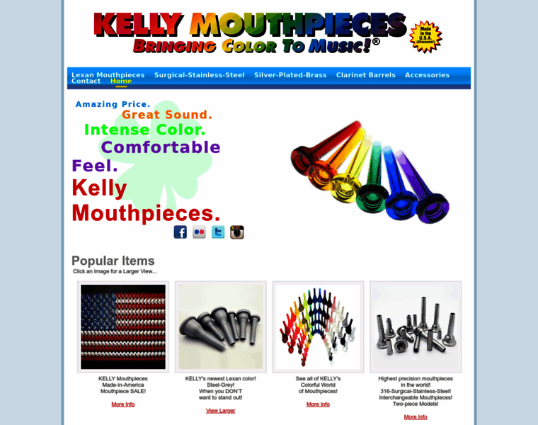 Kellymouthpieces.com thumbnail