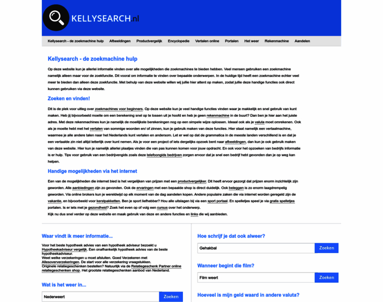 Kellysearch.nl thumbnail
